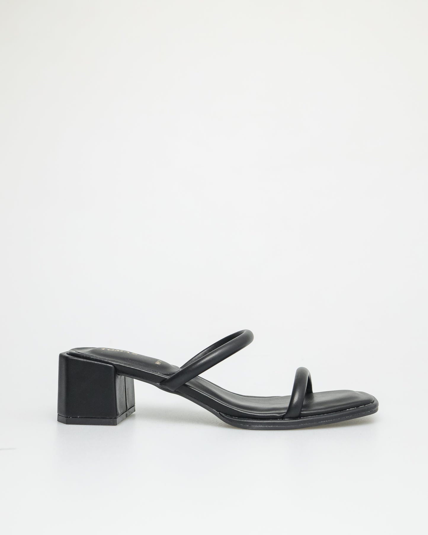 Tomaz NN170 Ladies Slim Strap Low Heels (Black) – TOMAZ