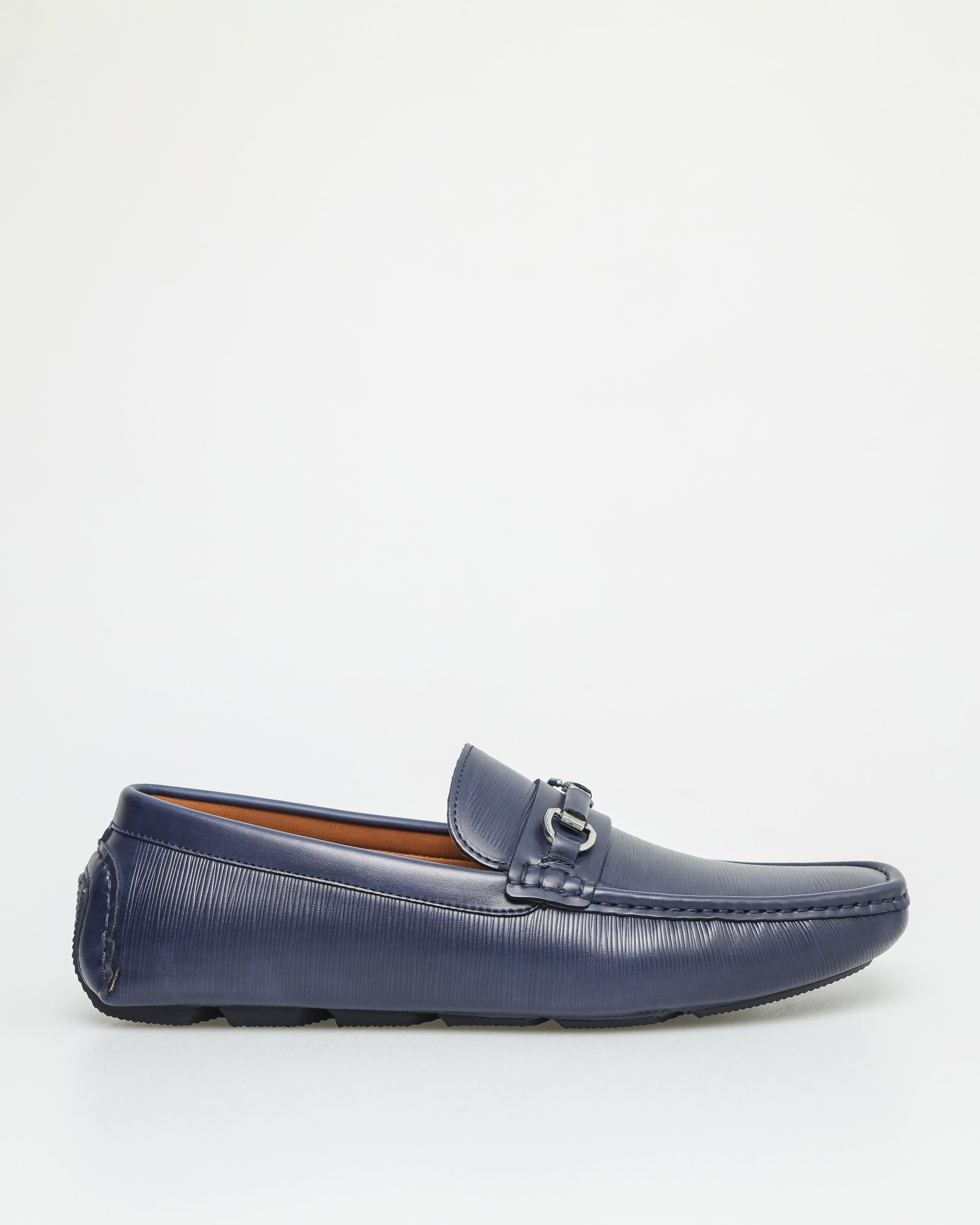 Tomaz C506 Men's Buckle Moccasins (Navy)