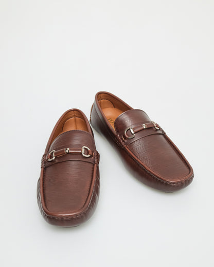 Tomaz C506 Men's Buckle Moccasins (Coffee)