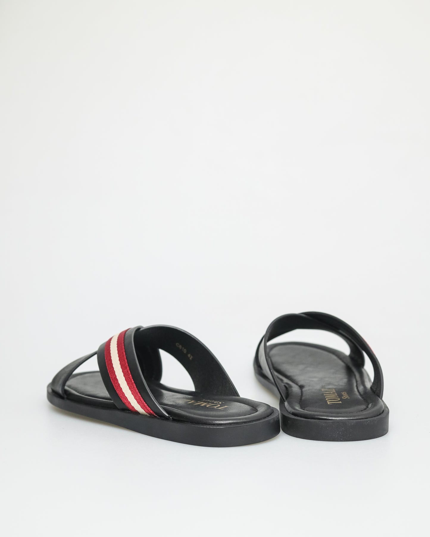 Tomaz C610 Men's Stripe Sandal (Black 1)