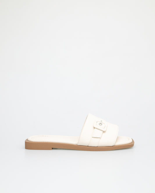 Tomaz NN220 Ladies Slide Sandals (Cream)