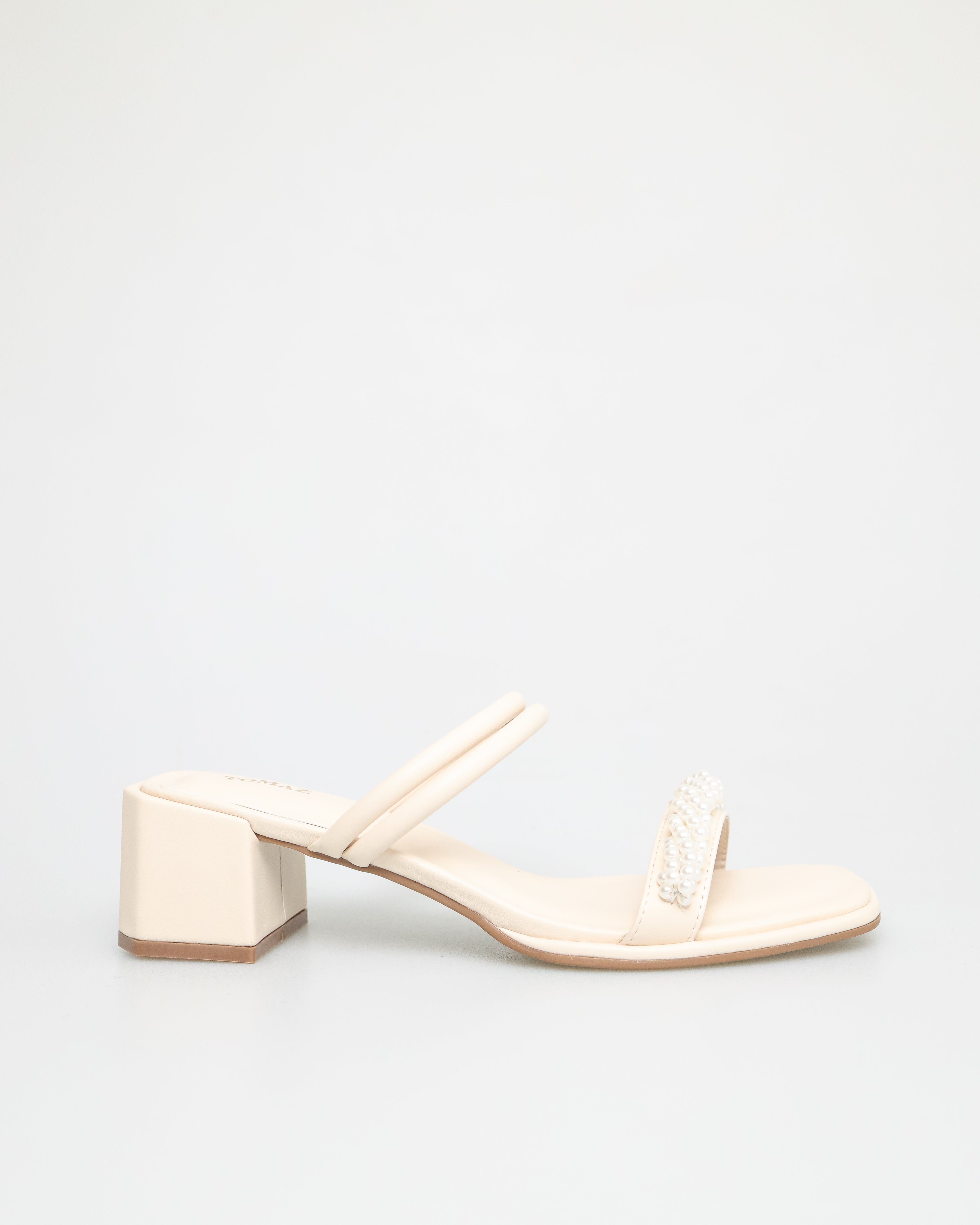 Tomaz NN177 Ladies Pearly Heels (Cream)