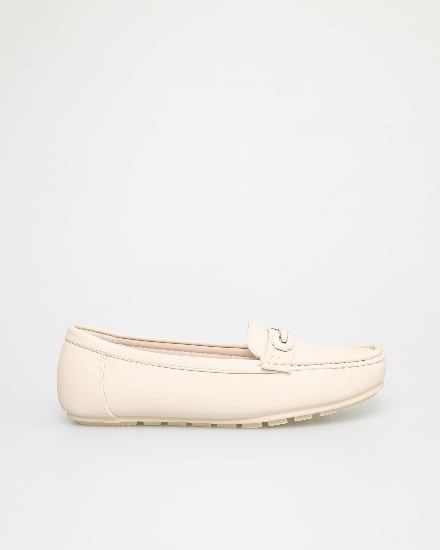 Tomaz NN256 Ladies Horsebit Flats (Beige)