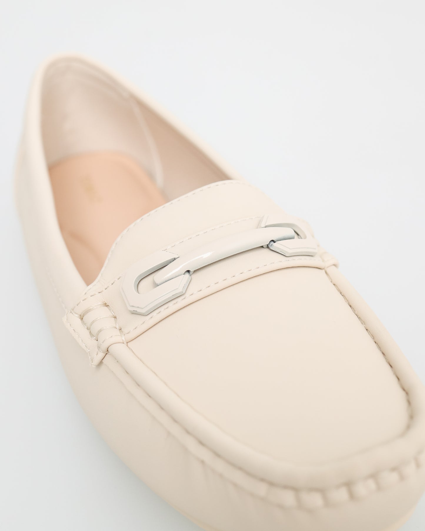 Tomaz NN256 Ladies Horsebit Flats (Beige)