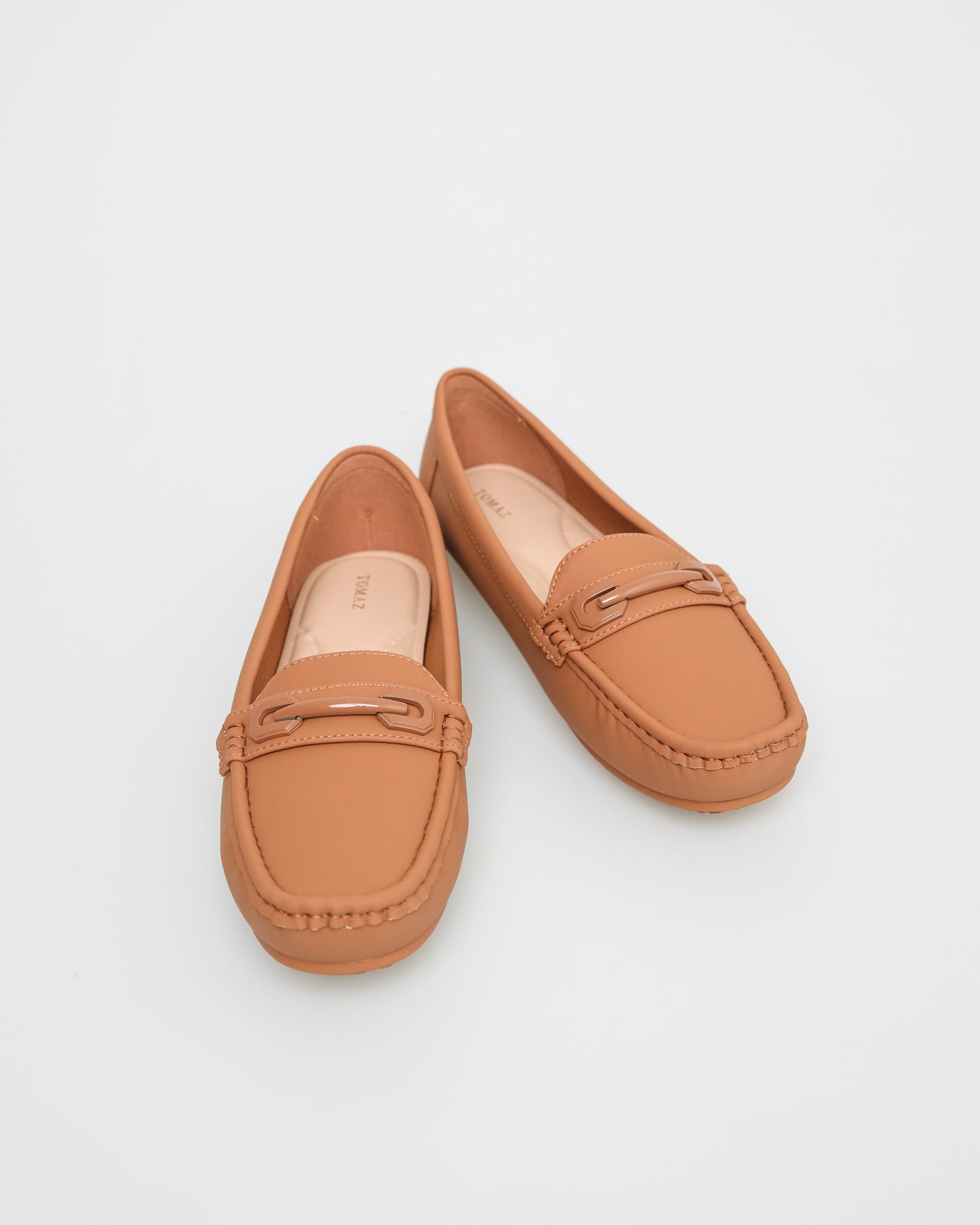 Tomaz NN256 Ladies Horsebits Flats (Brown)