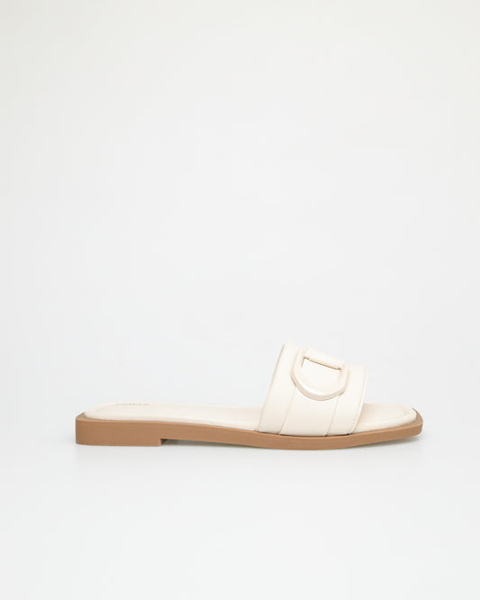Tomaz NN219 Ladies Slide Sandals (Cream)