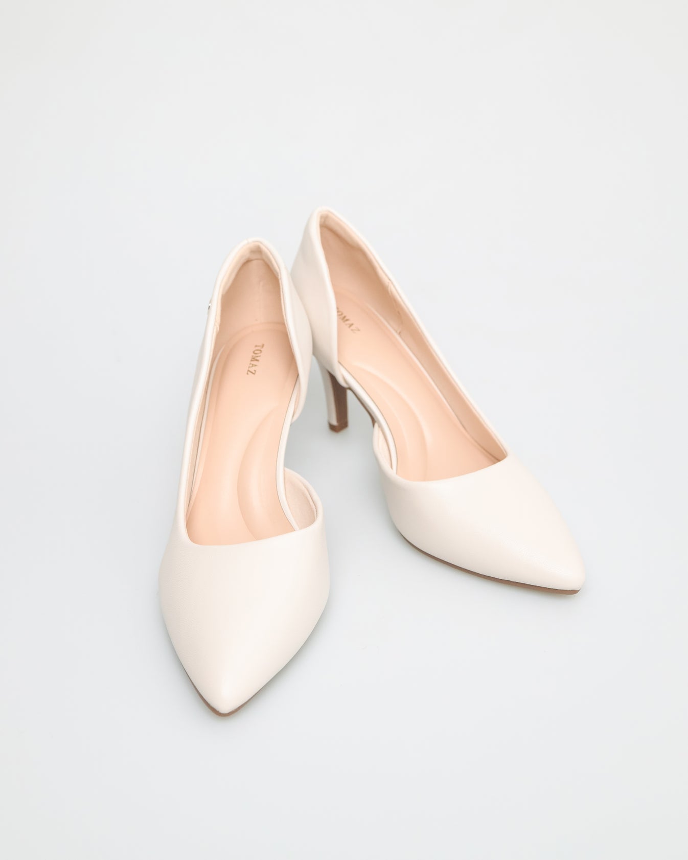 Tomaz NN240 Ladies Pointy Toe Pump Heels (Beige) – TOMAZ