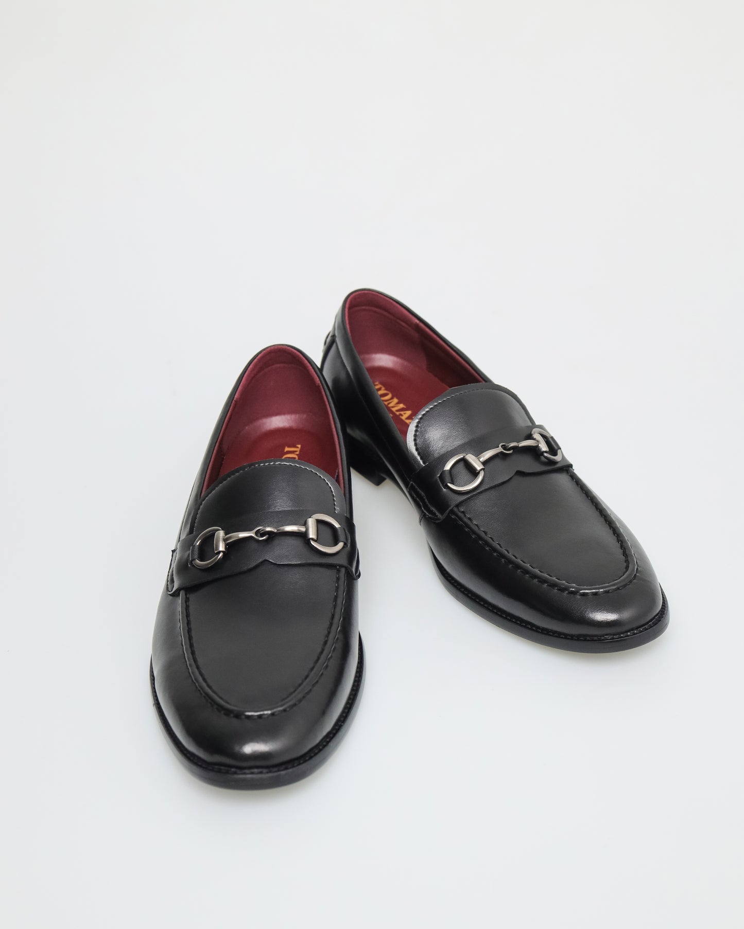 Tomaz HF076 Men's Buckle Loafers (Black)