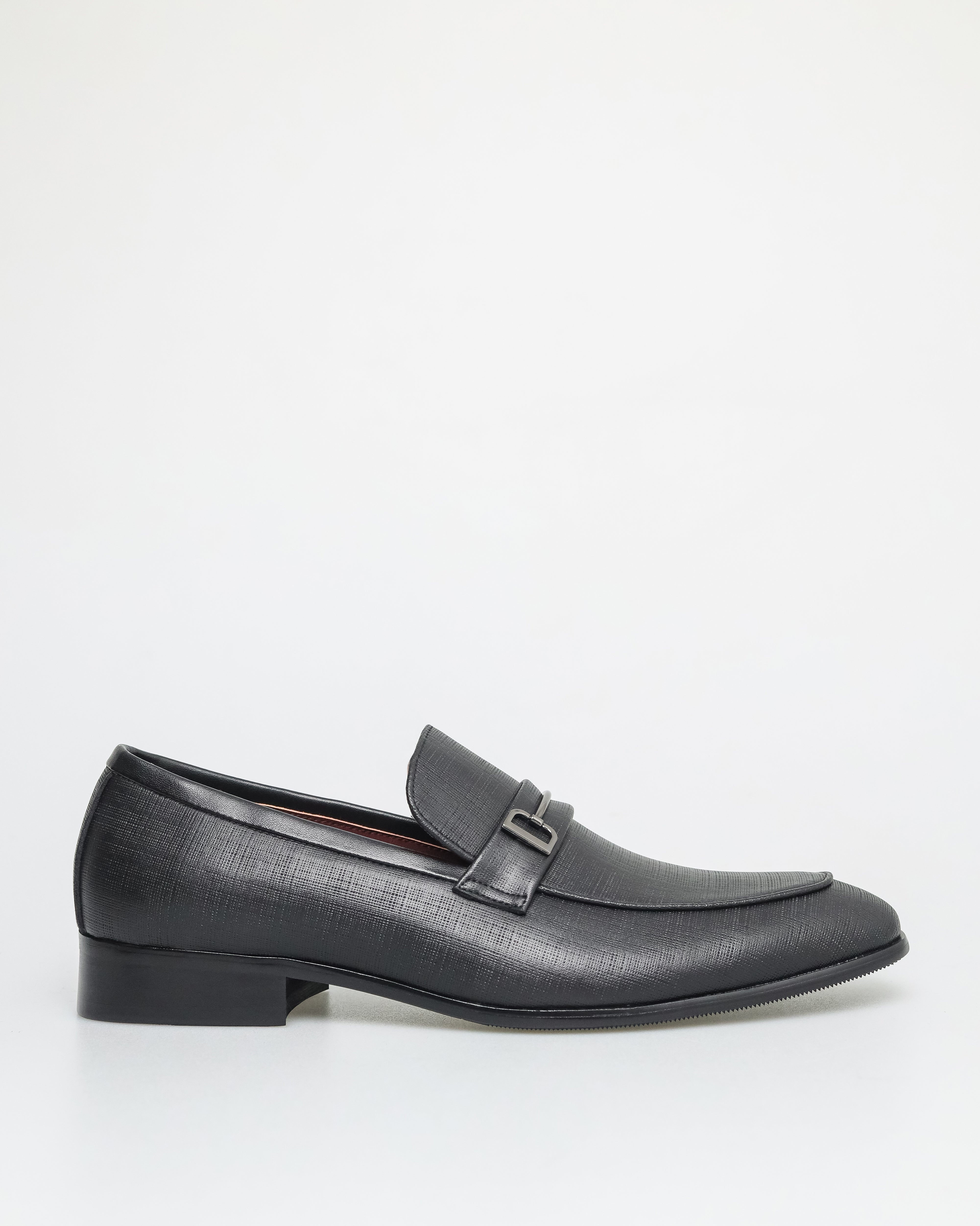 Tomaz HF073 Men's Buckle Loafers (Black)