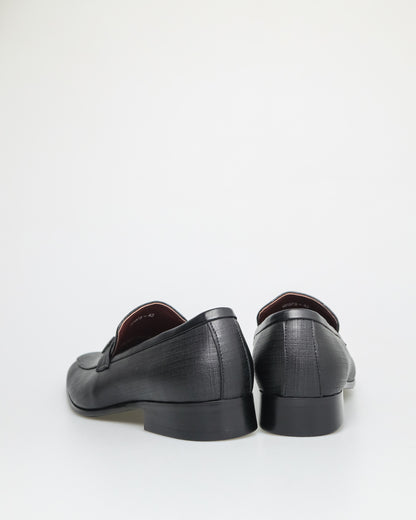 Tomaz HF073 Men's Buckle Loafers (Black)
