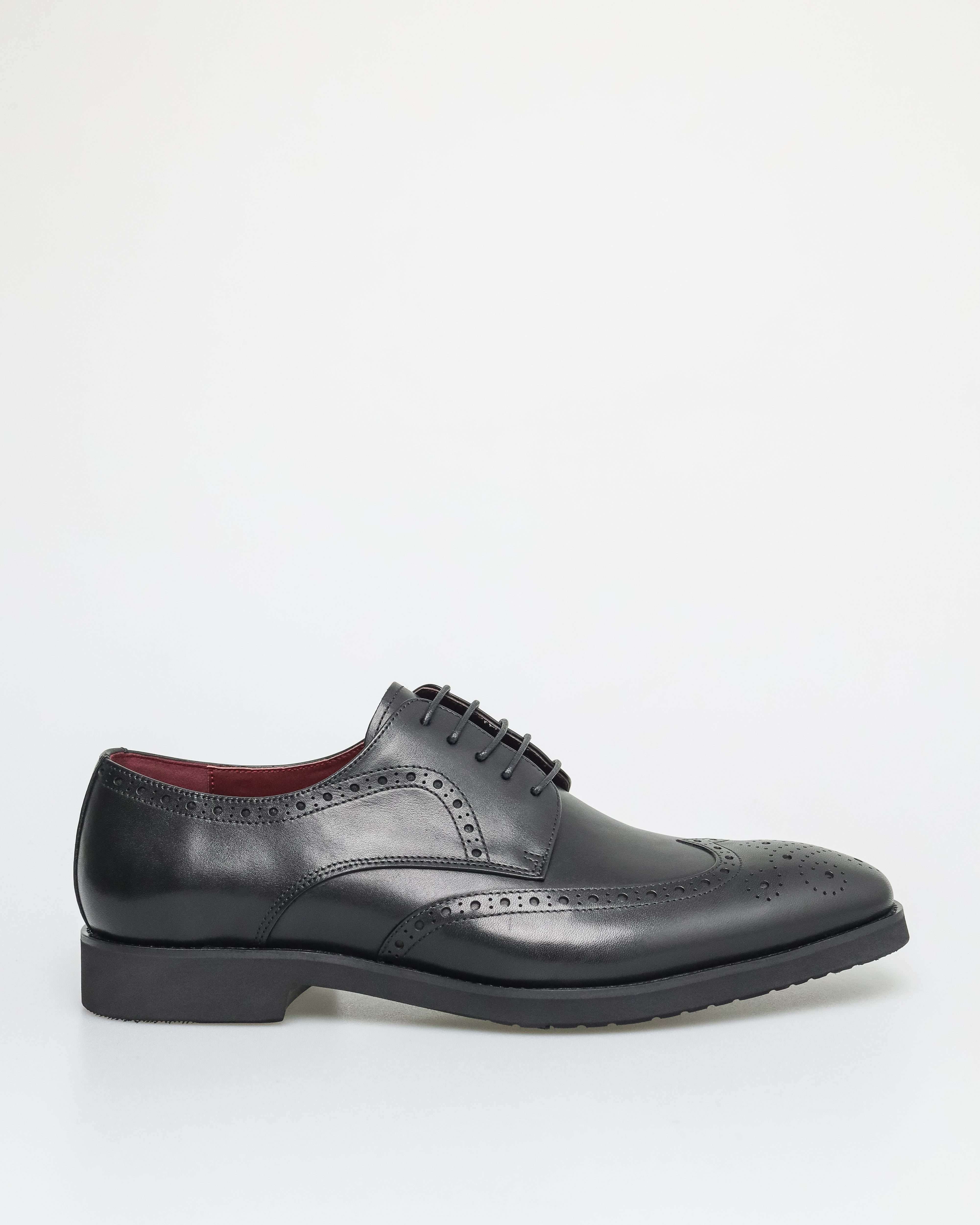 Tomaz HF072 Men's Wingtip Derby (Black)