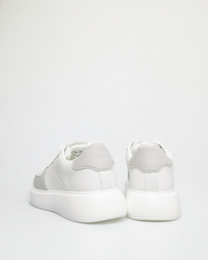 Tomaz YX152 Ladies Sneakers (White/Grey)