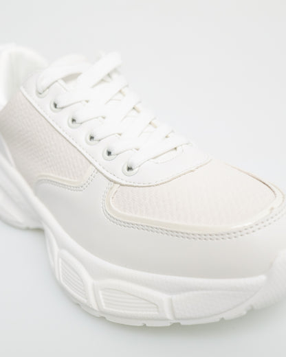 Tomaz YX169 Ladies Sneakers (White)