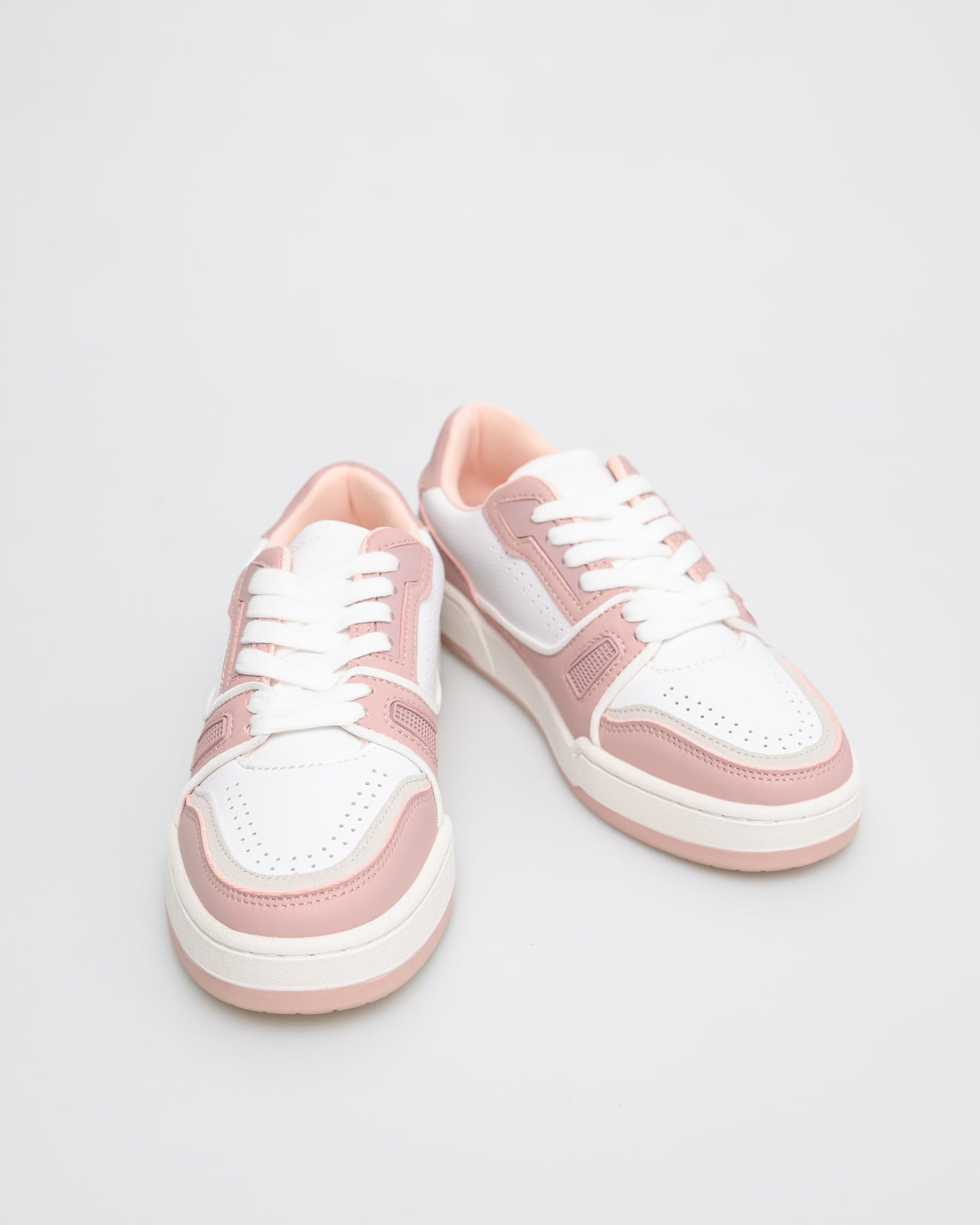 Tomaz C611L Ladies Sneakers (White/Pink)