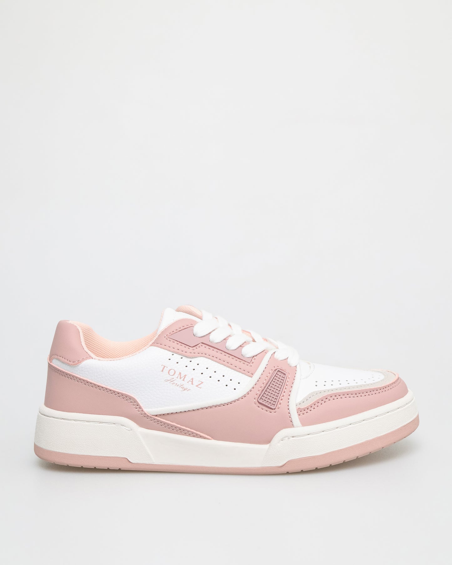 Tomaz C611L Ladies Sneakers (White/Pink)