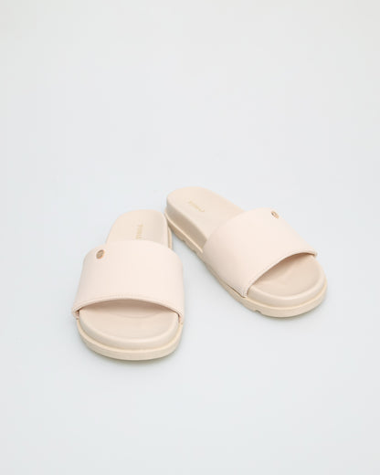 Tomaz NN214 Ladies Plain Matte Sandals (Cream)