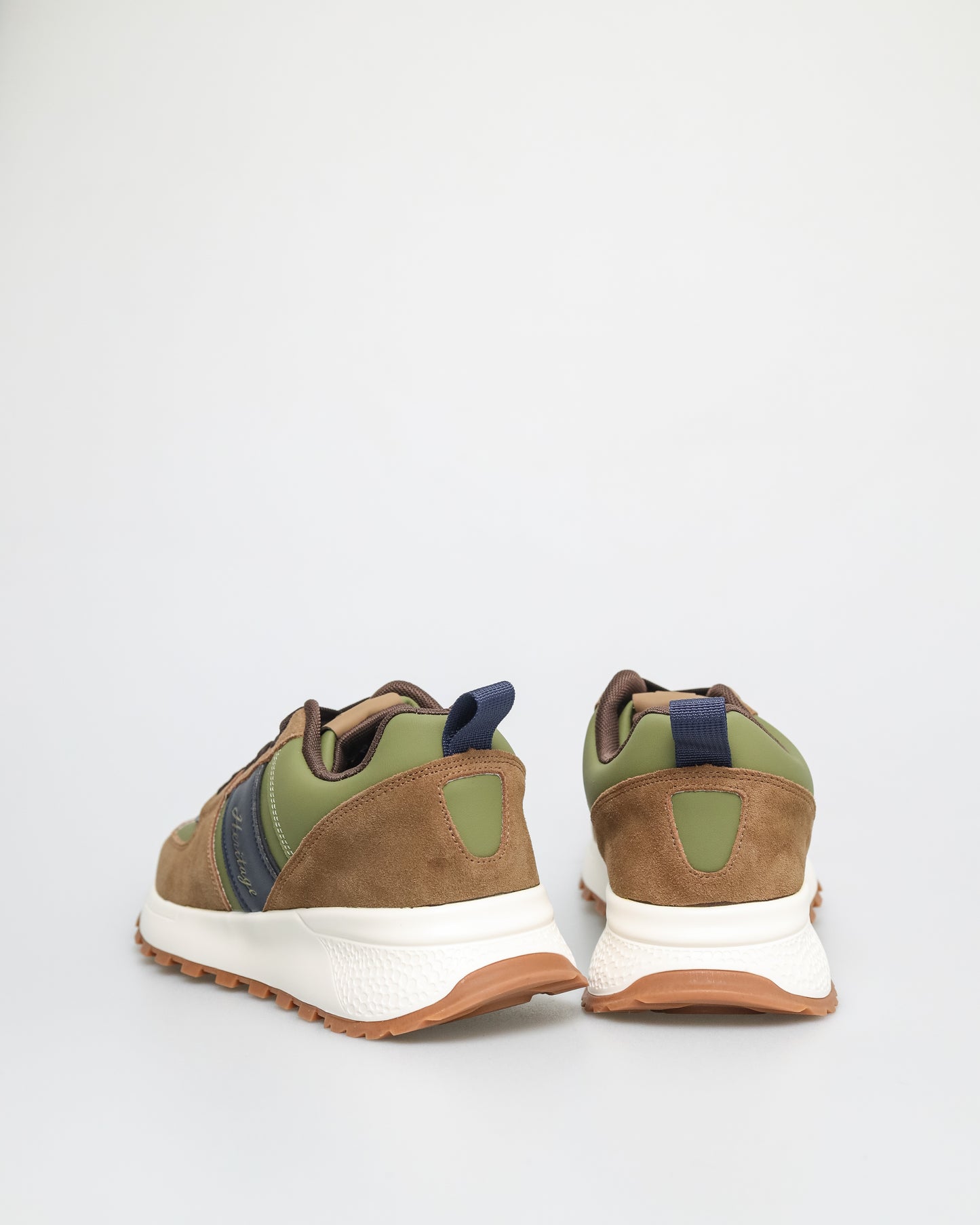 Tomaz TY021 Men's Sneakers (Khaki/Green/Navy)