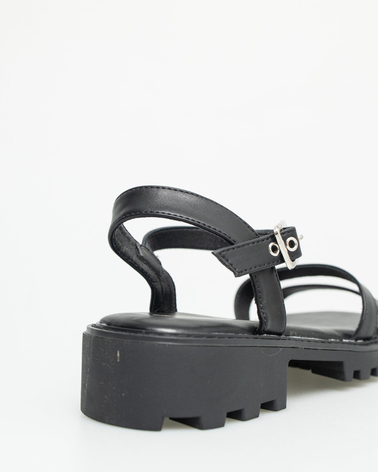 Tomaz NN224 Ladies Double Ankle Strap Sandals (Black)