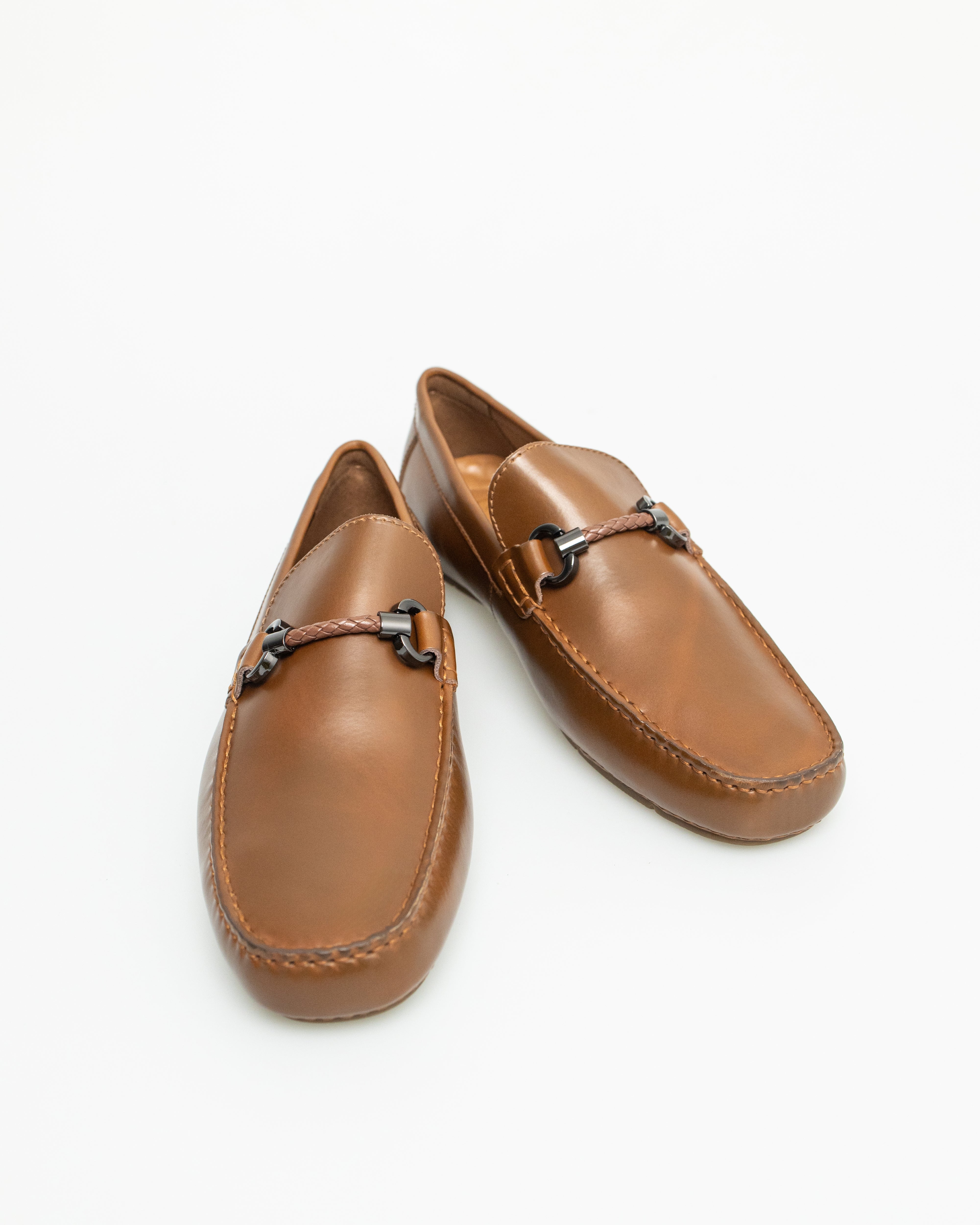 Tomaz BF483 Buckle Moccasins (Brown)