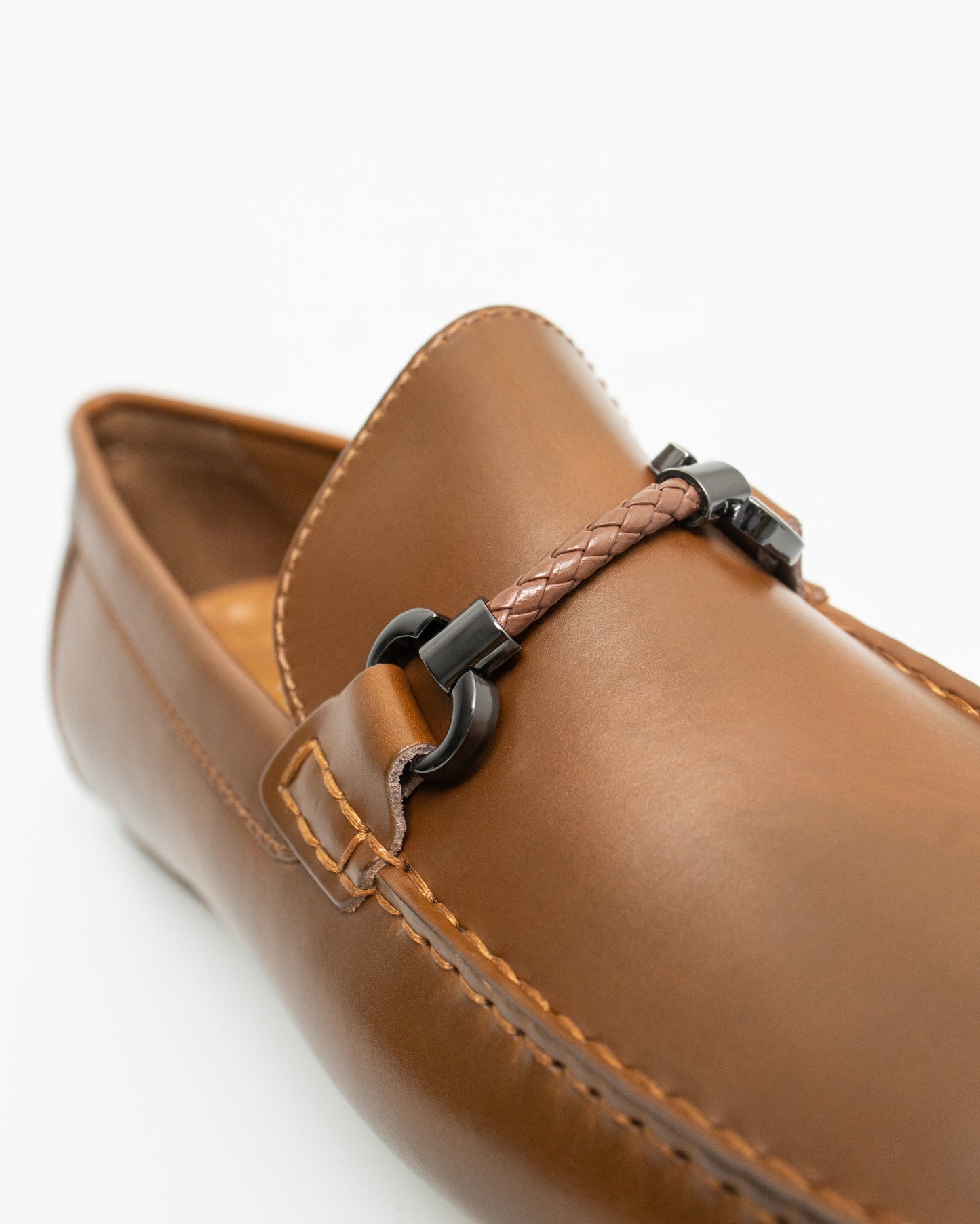 Tomaz C483 Buckle Moccasins (Brown)