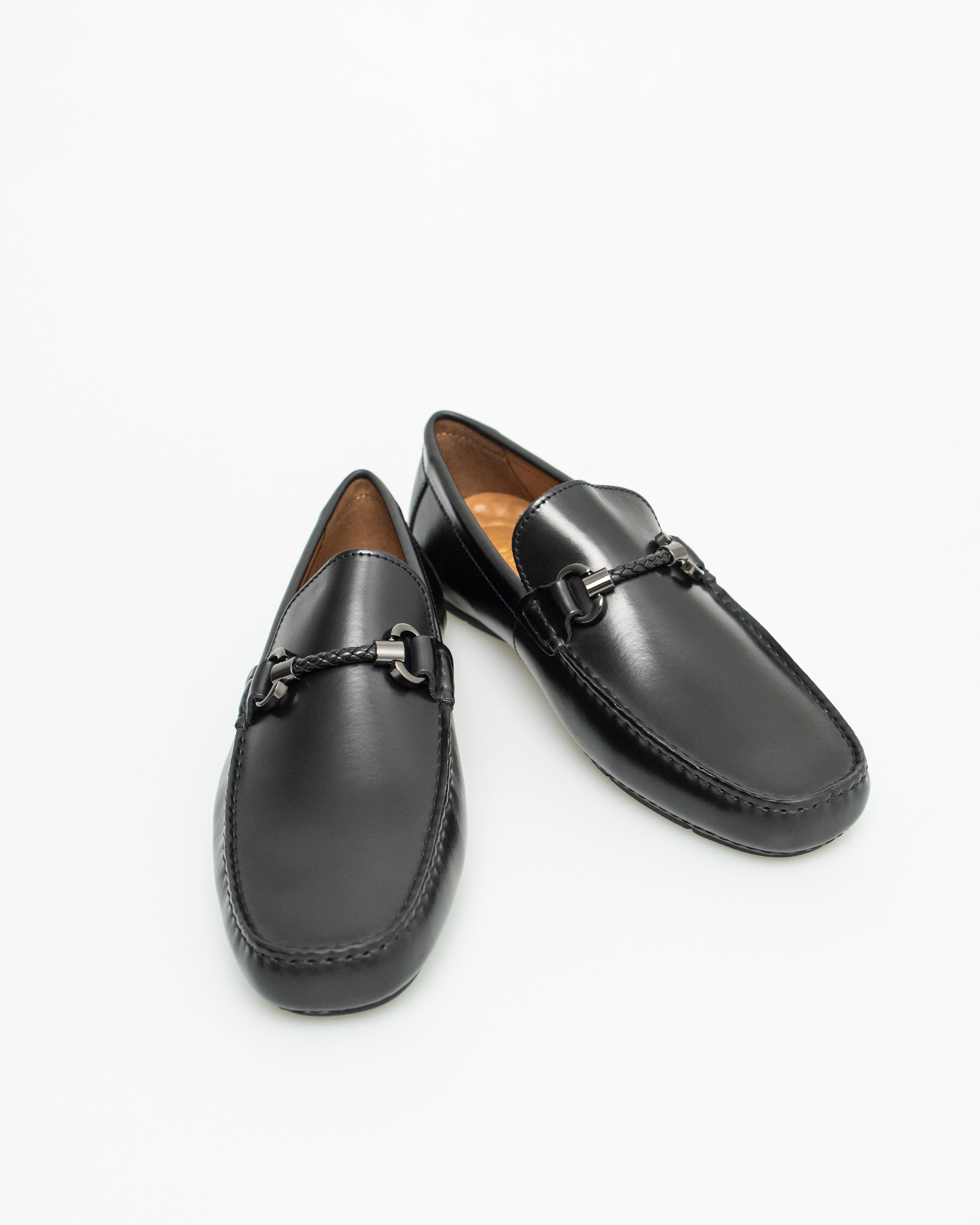 Tomaz BF483 Buckle Moccasins (Black)