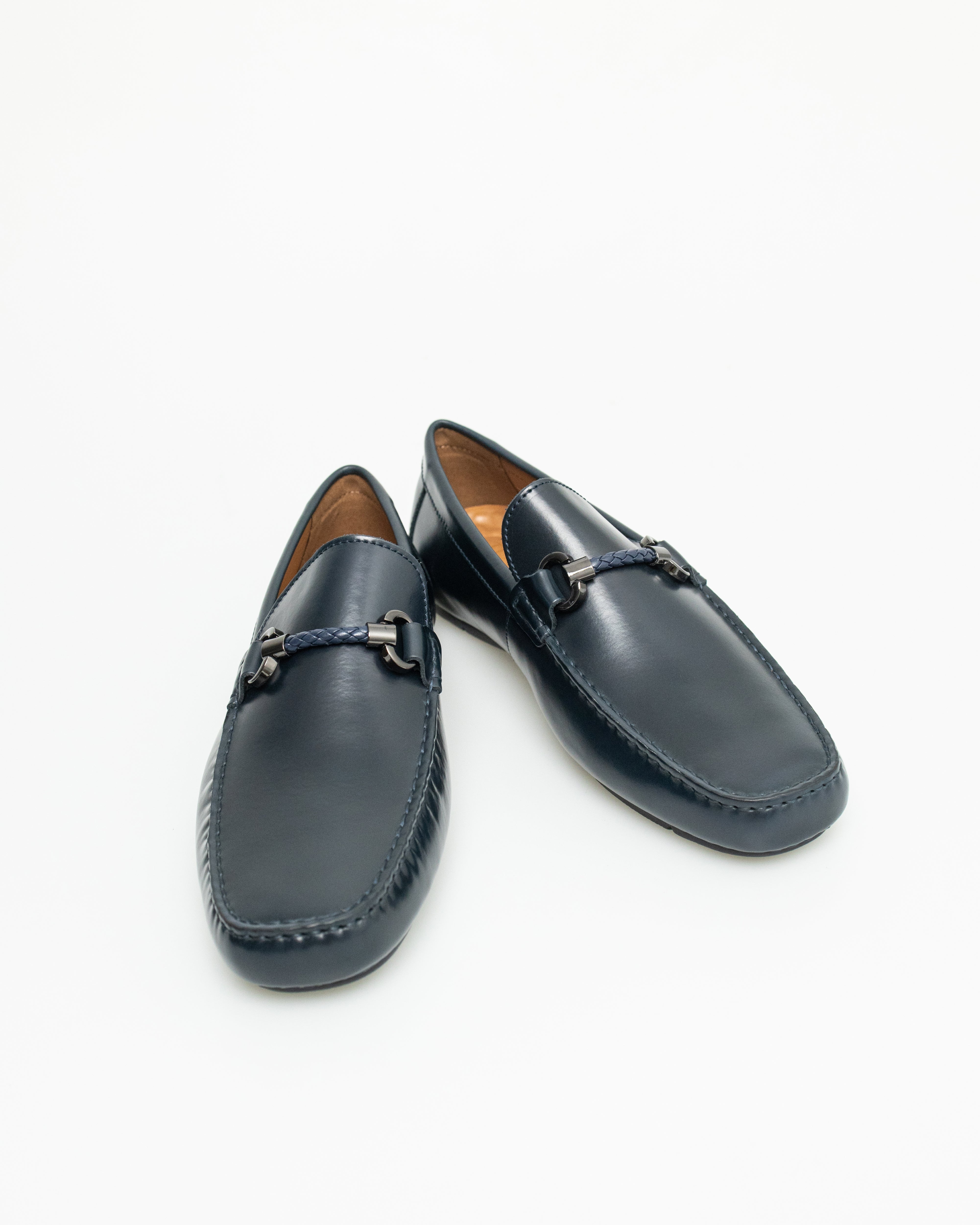 Tomaz BF483 Buckle Moccasins (Navy)