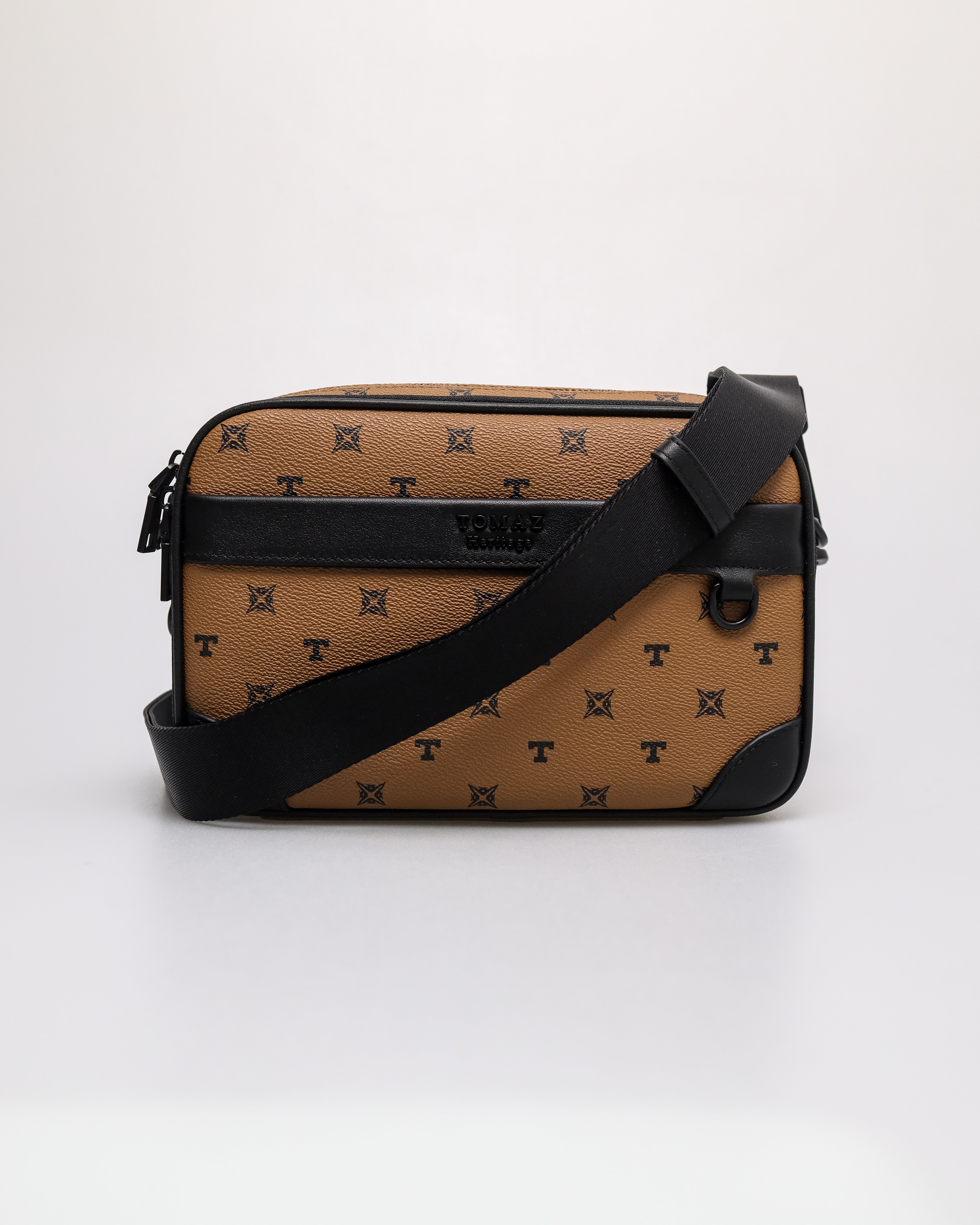 Tomaz NT-TZ457 Men's Monogram Crossbody Bag