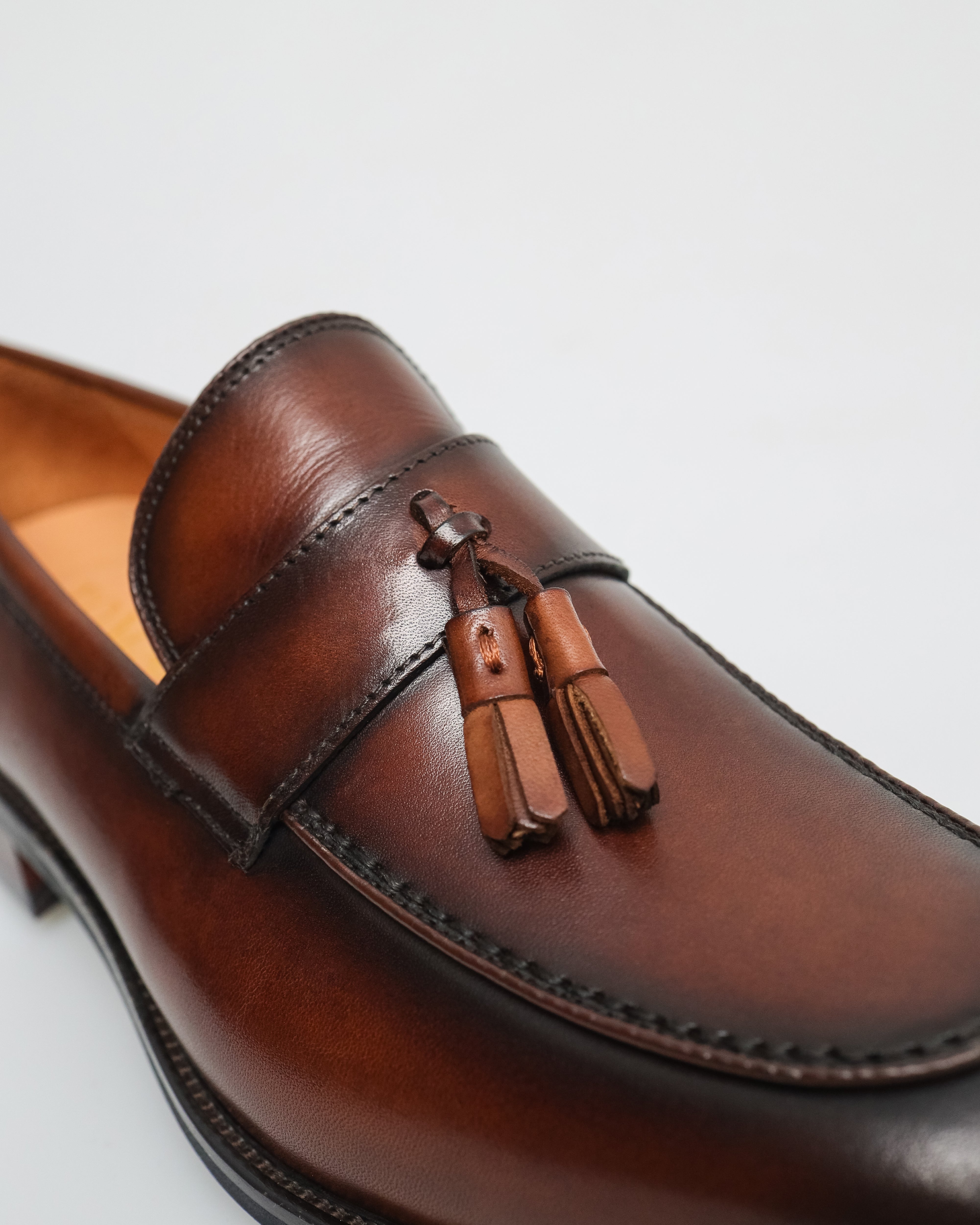 Tomaz F258 Double Tassel Loafers (Brown)