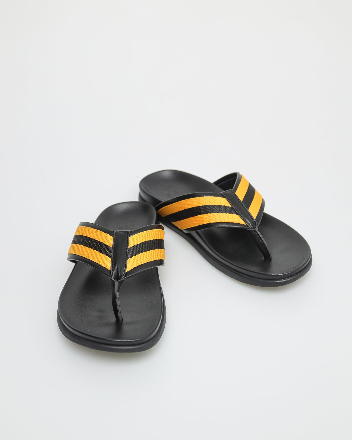 Tomaz C634 Men's Stripe Sandal (Yellow/Black)