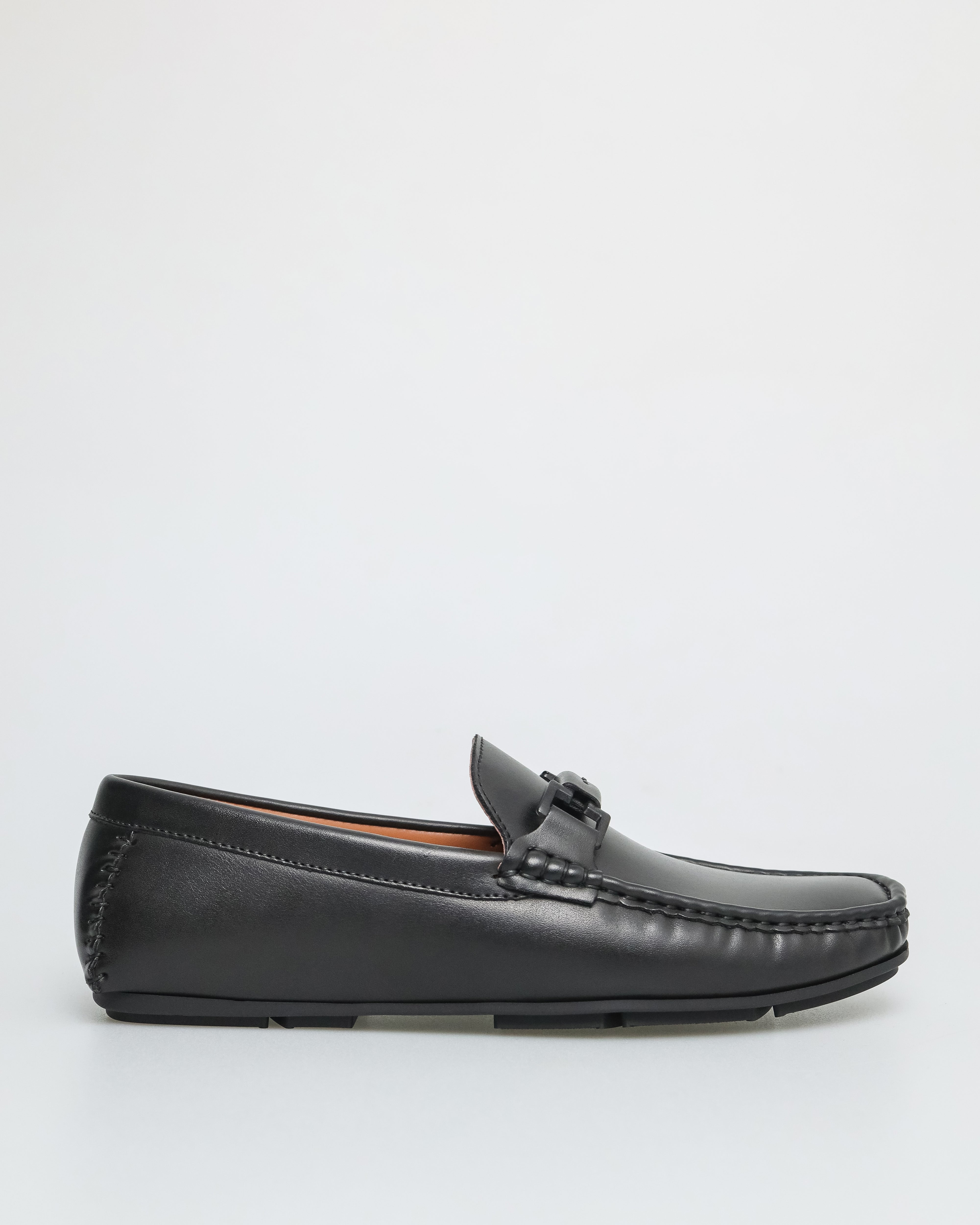 Tomaz C577 Men's Elegance Buckle Moccasins (Black)