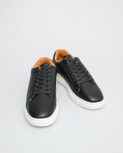 Tomaz C626 Men's Urban Contrast Sneakers (Black)