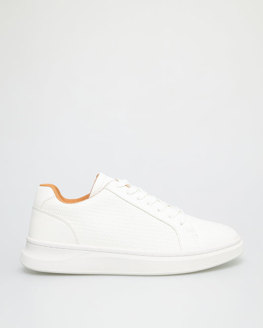 Tomaz C626 Men's Urban Contrast Sneakers (White)
