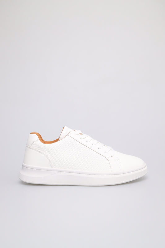 Tomaz C626 Men's Urban Contrast Sneakers (White)