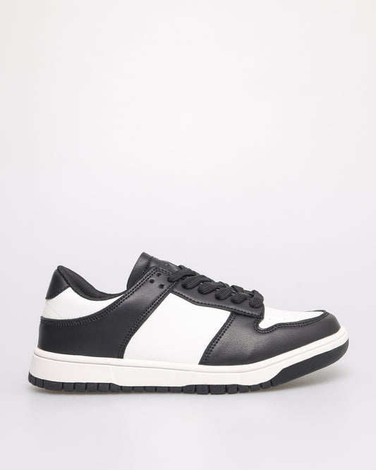 Tomaz YX158 Ladies Pacer Elegance Sneakers (White/Black)