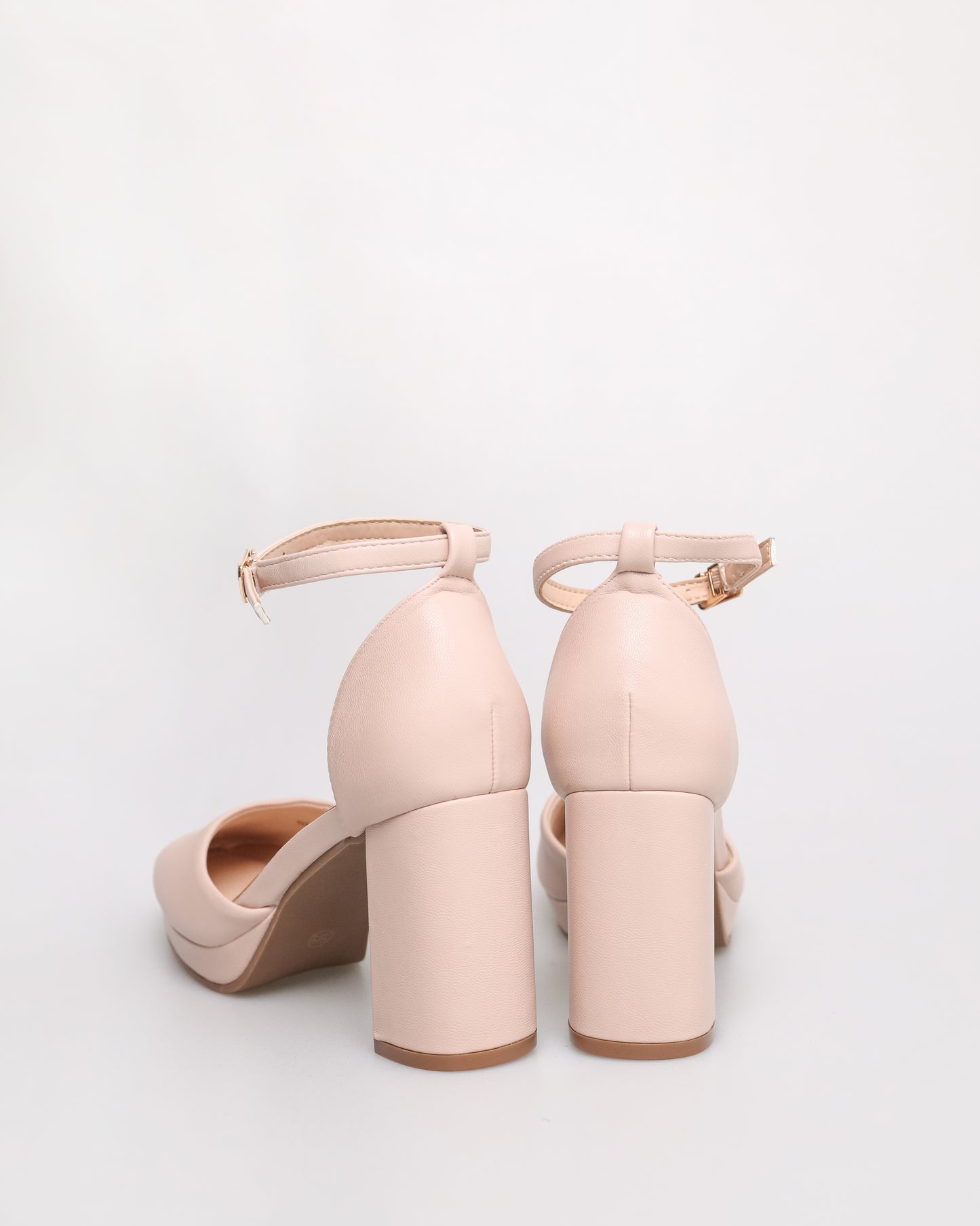 Tomaz NN301 Ladies Anklestrap Heels (Nude)