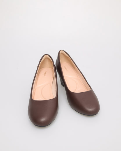 Tomaz NN339 Ladies Pointy Heels (Coffee)