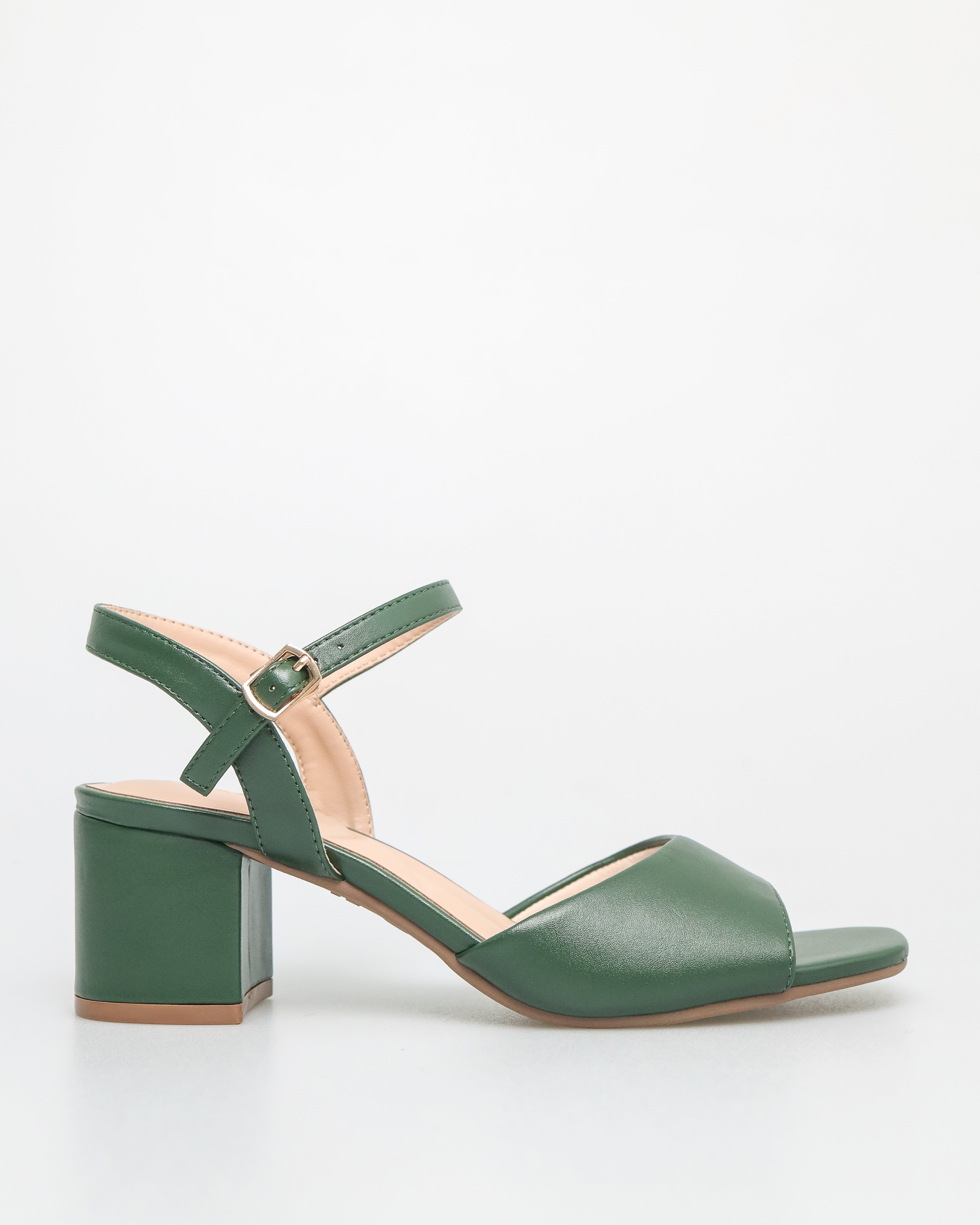 Tomaz NN319 Ladies Strap Heels (Green)