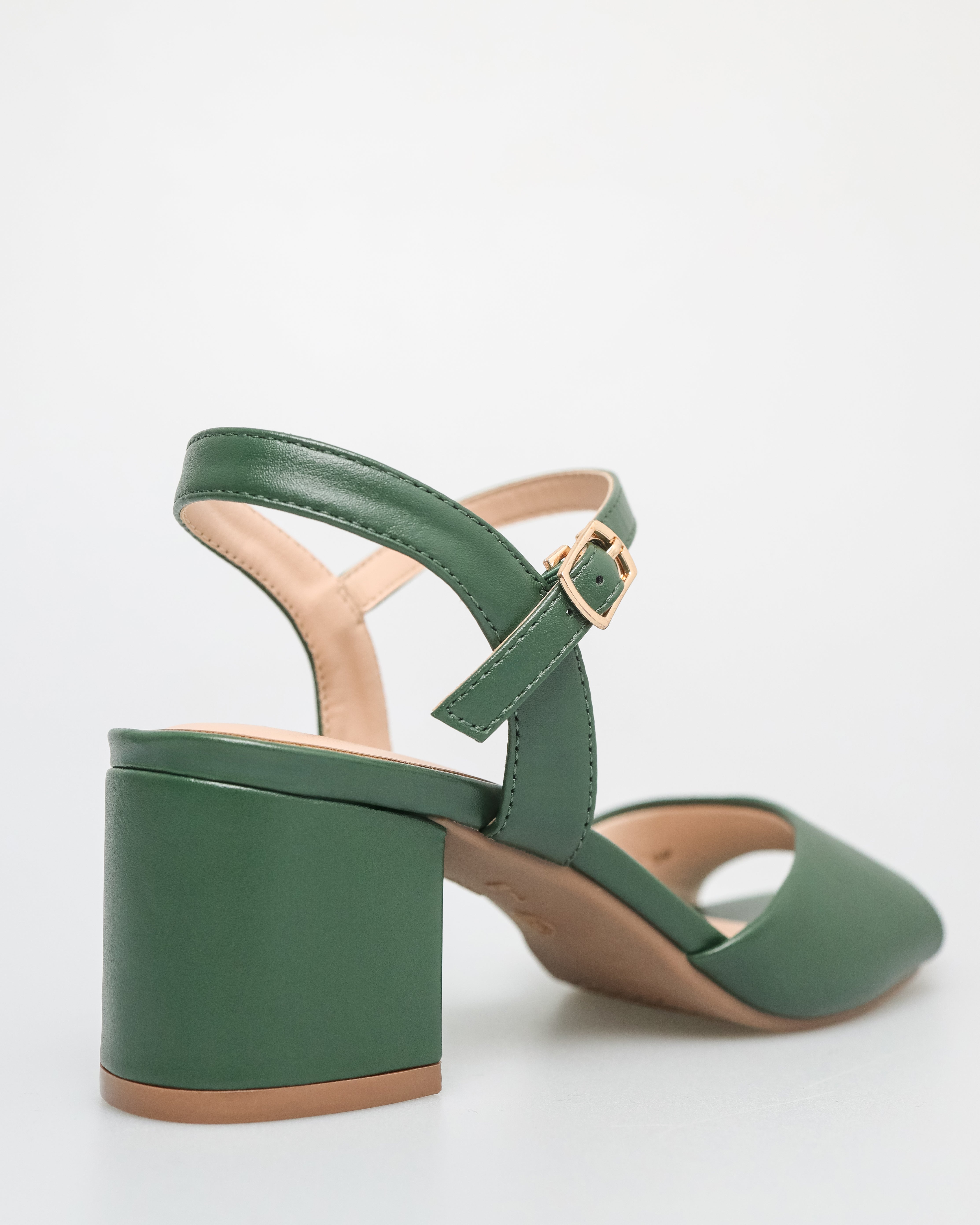 Tomaz NN319 Ladies Strap Heels (Green)