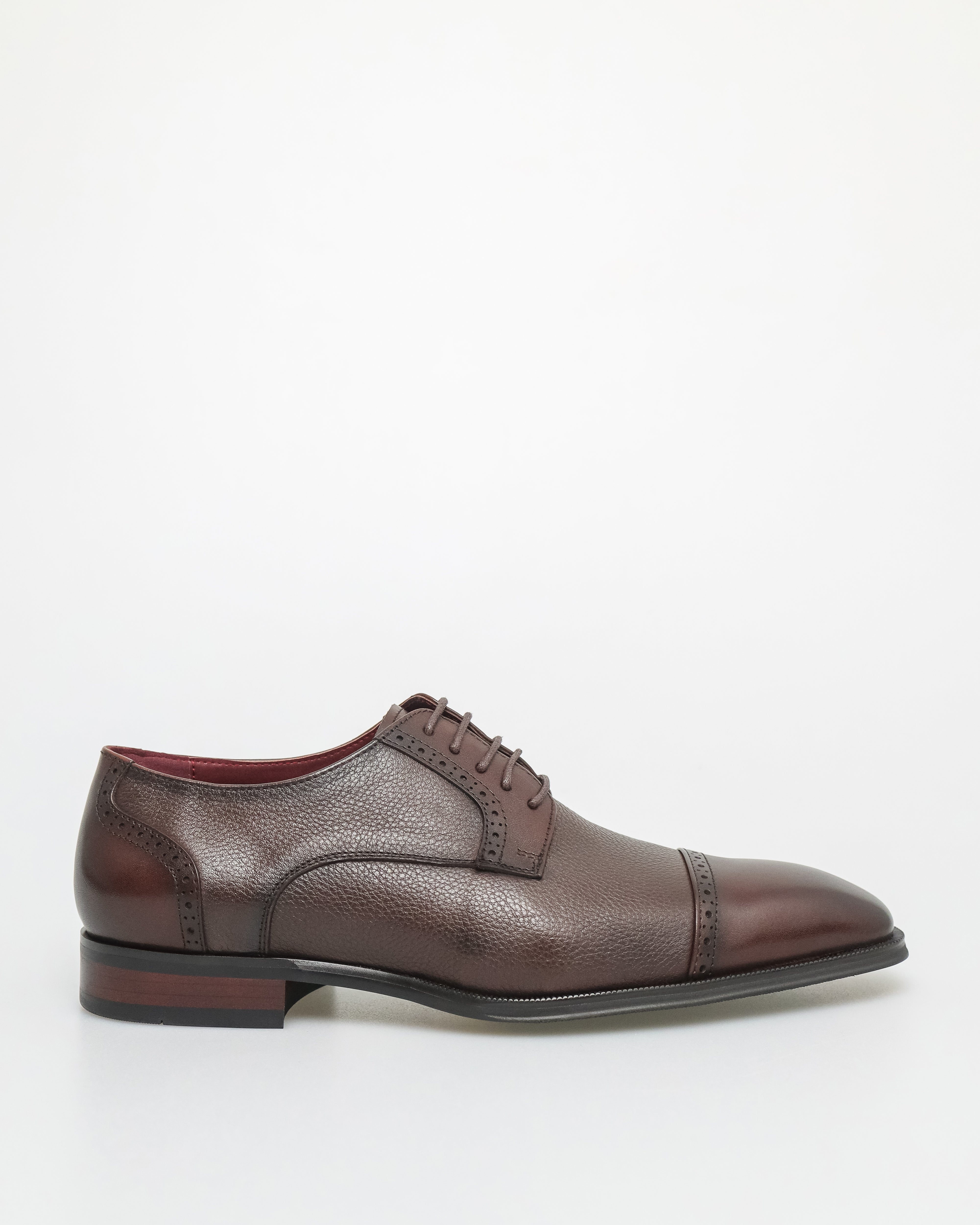 Tomaz HF079 Men's Elegante Brogue Derby (Coffee)