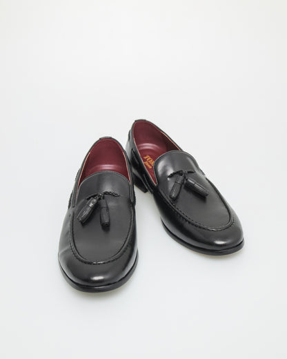 Tomaz HF071 Men's Sophisticated Tassel Noir Loafer (Black)