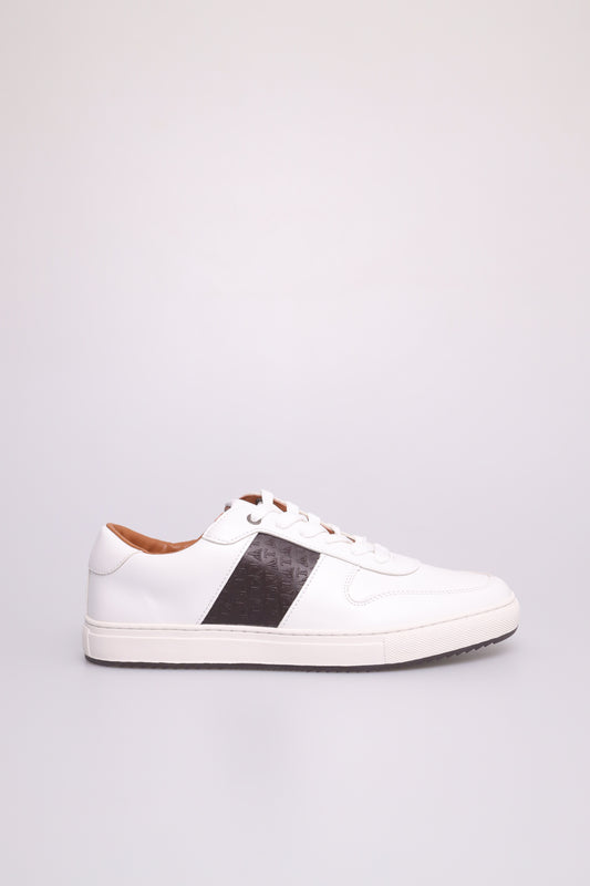 Tomaz C622 Men's PatternPlay Sneakers (White/Coffee)