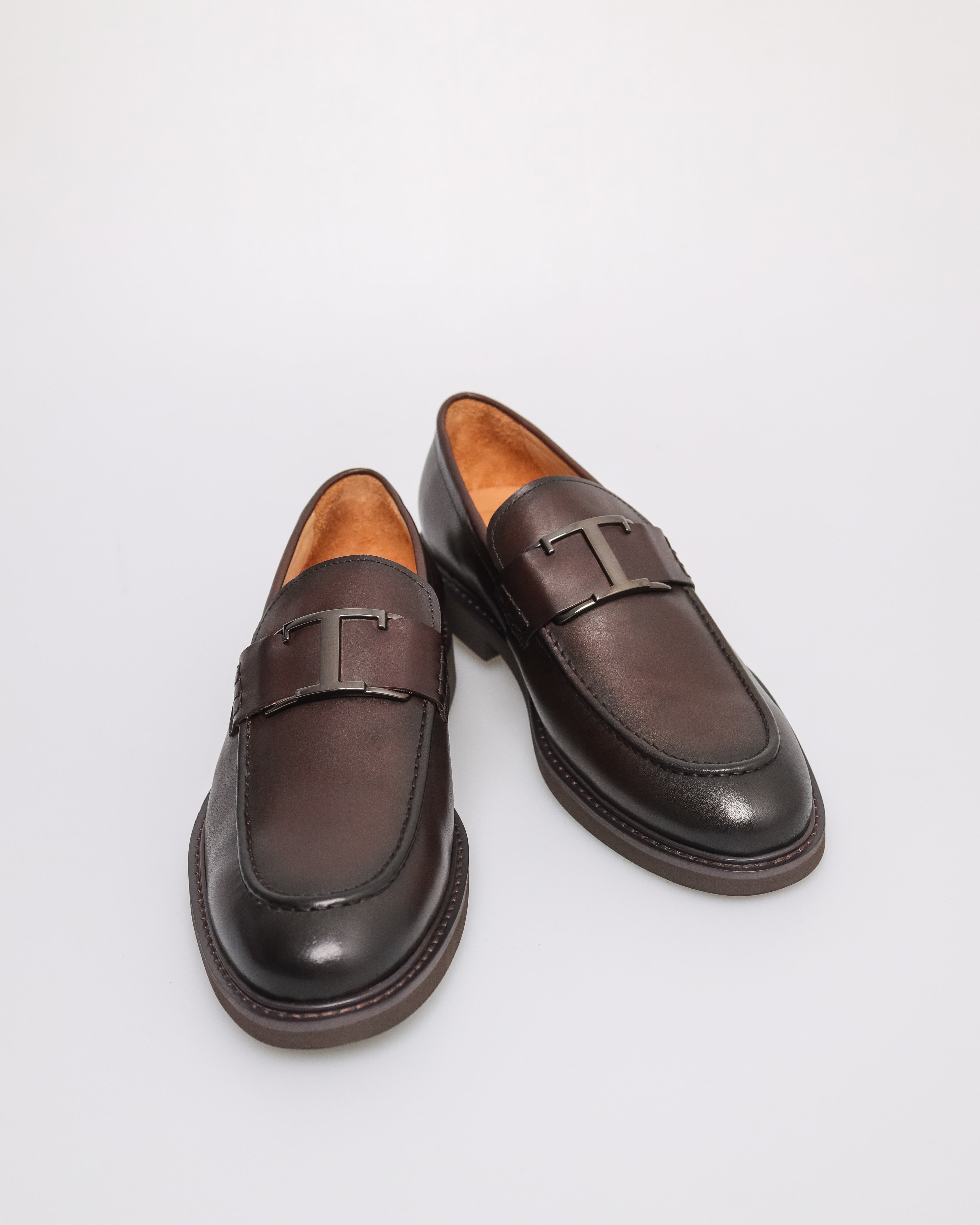 Tomaz F410 Men's Signature "T" Loafers (Coffee)