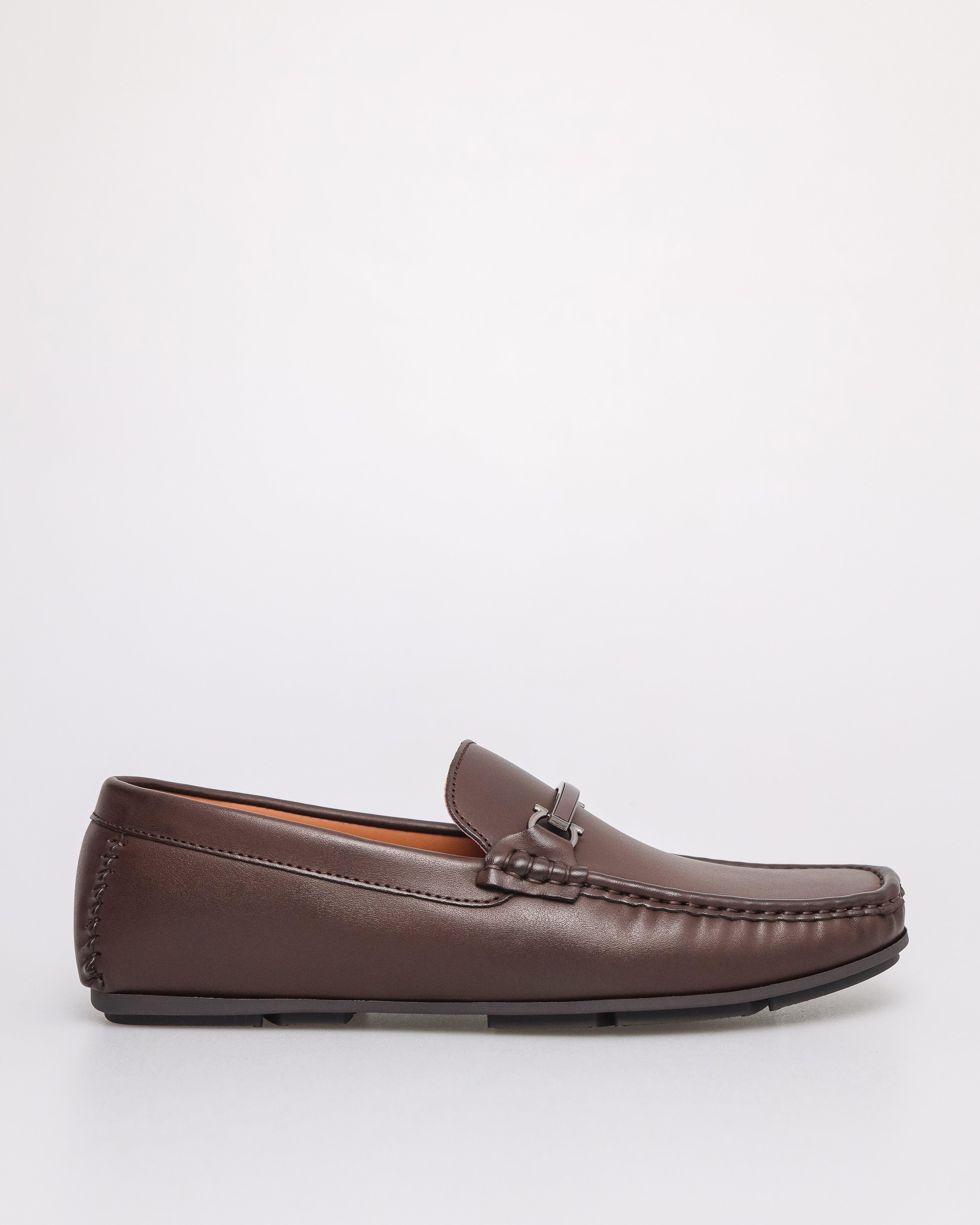 Tomaz C580 Men's Buckle Moccasins (Coffee)