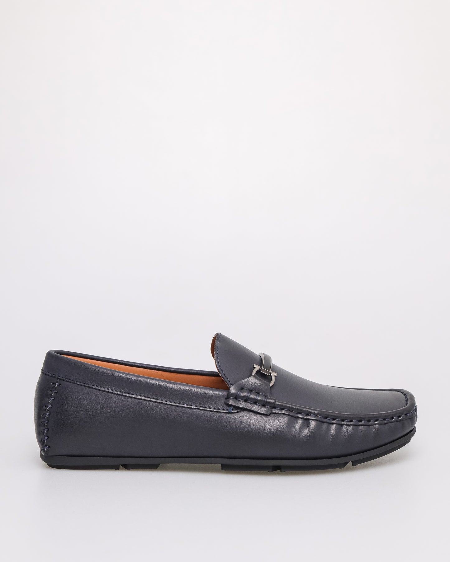 Tomaz C580 Men's Buckle Moccasins (Navy)