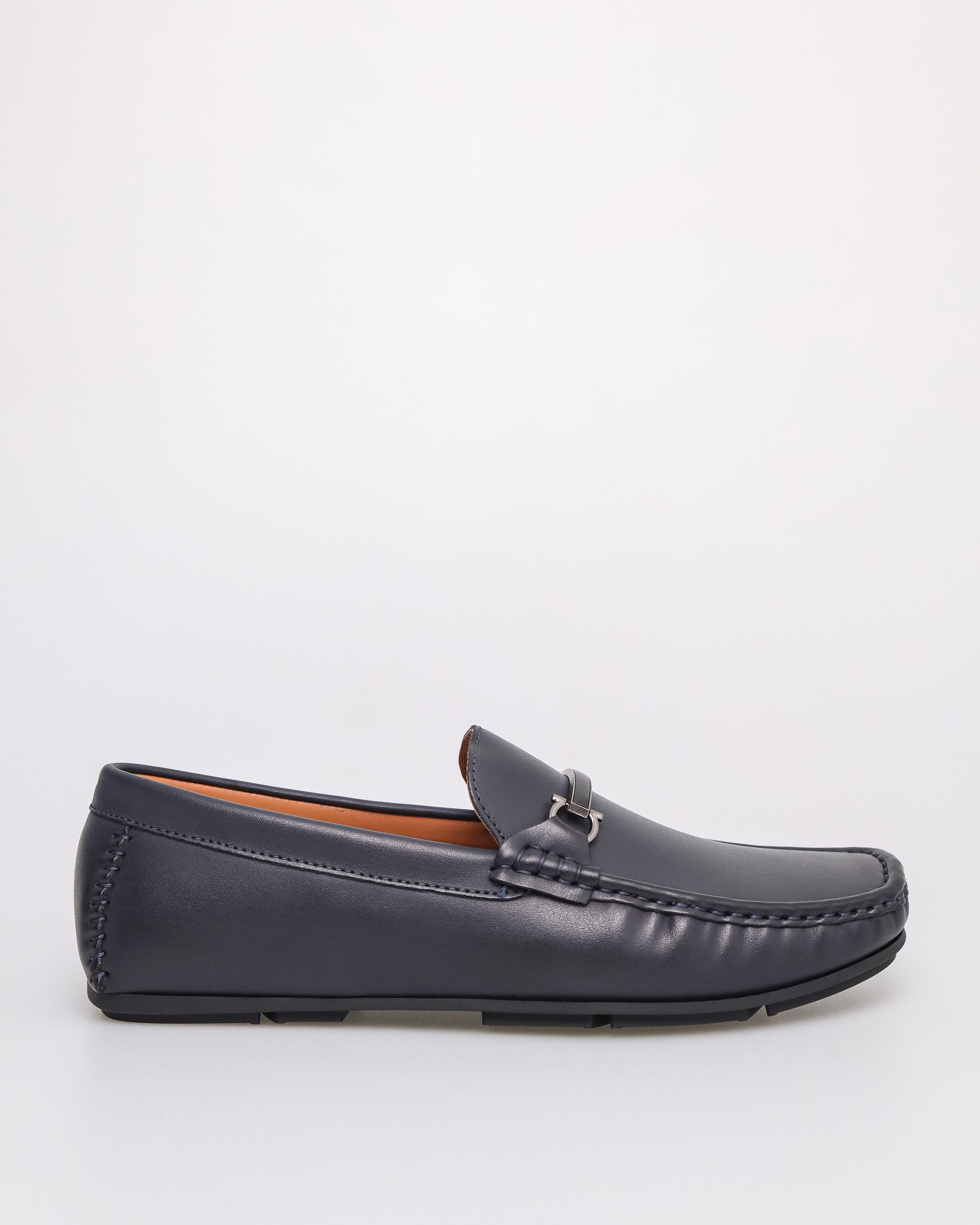 Tomaz C580 Men's Buckle Moccasins (Navy)