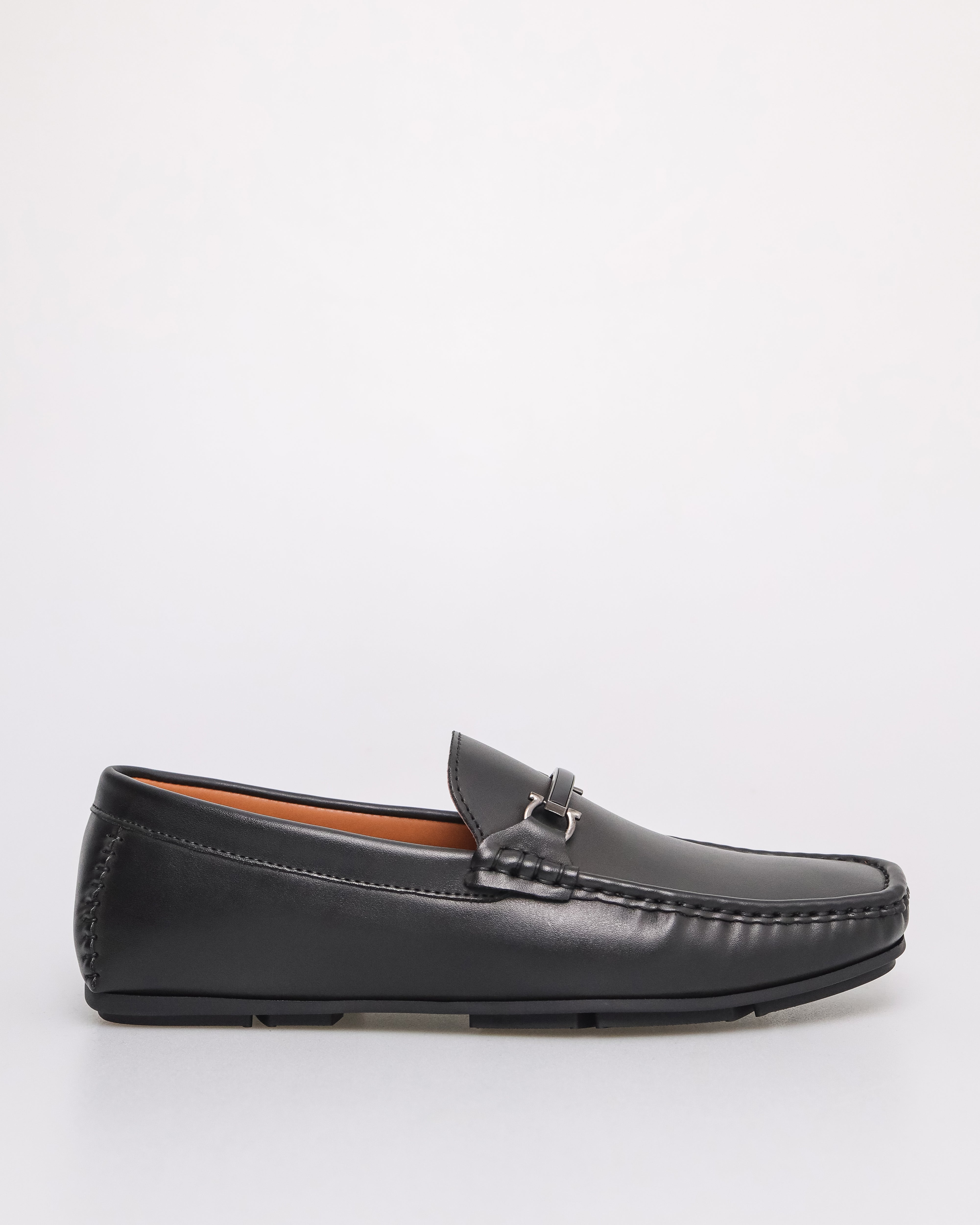 Tomaz C580 Men's Buckle Moccasins (Black)