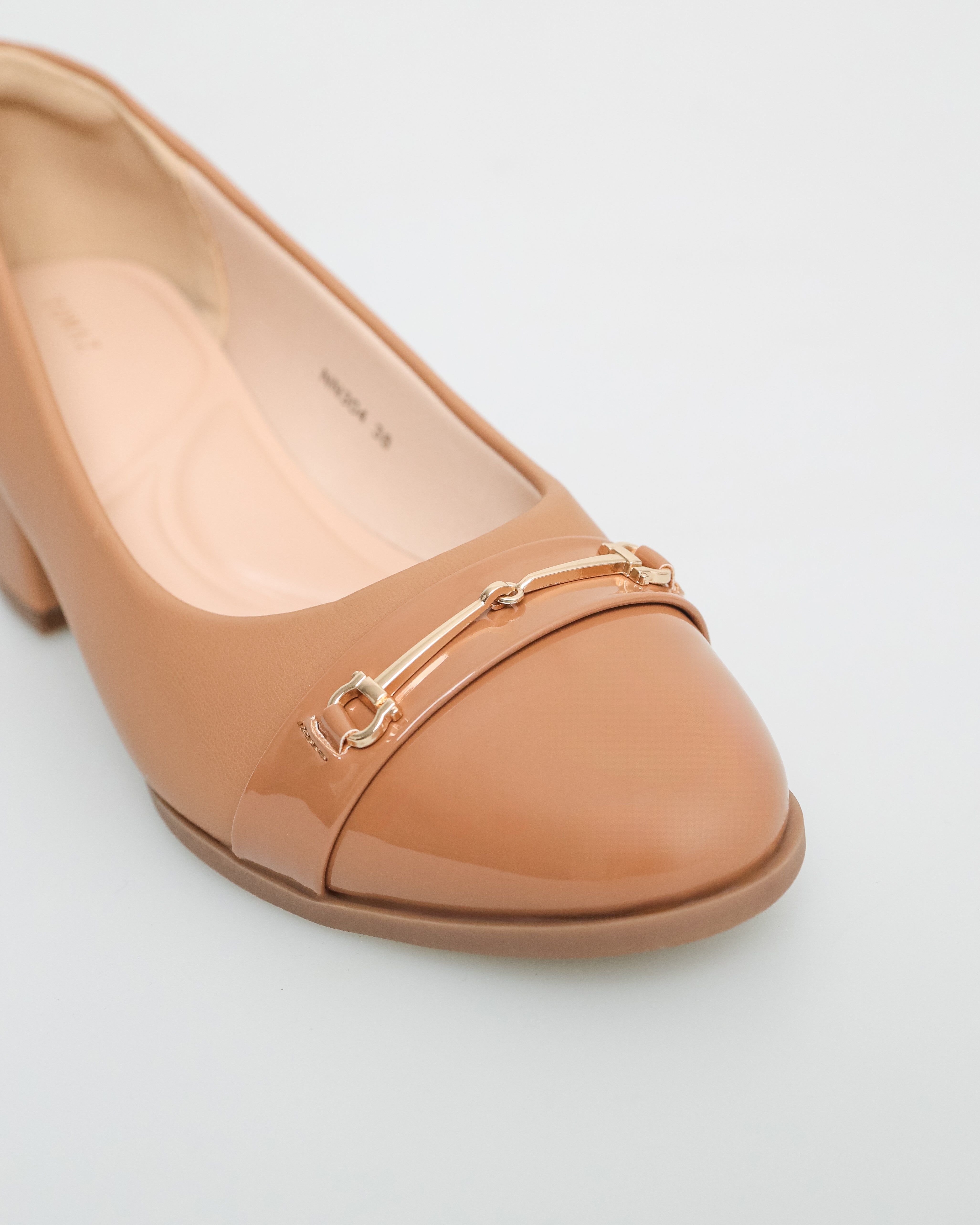 Tomaz NN304 Ladies Buckle Formal Heels (Camel)