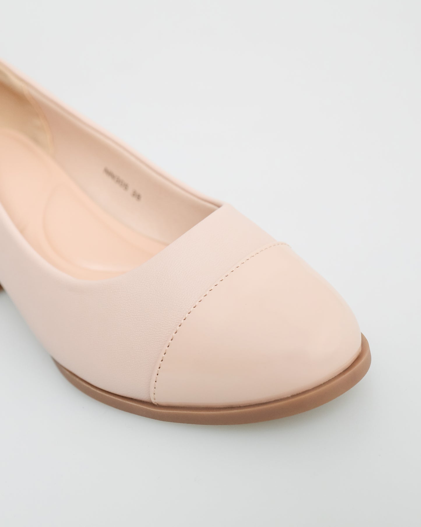 Tomaz NN305 Ladies Glossy Point Formal Heels (Nude)