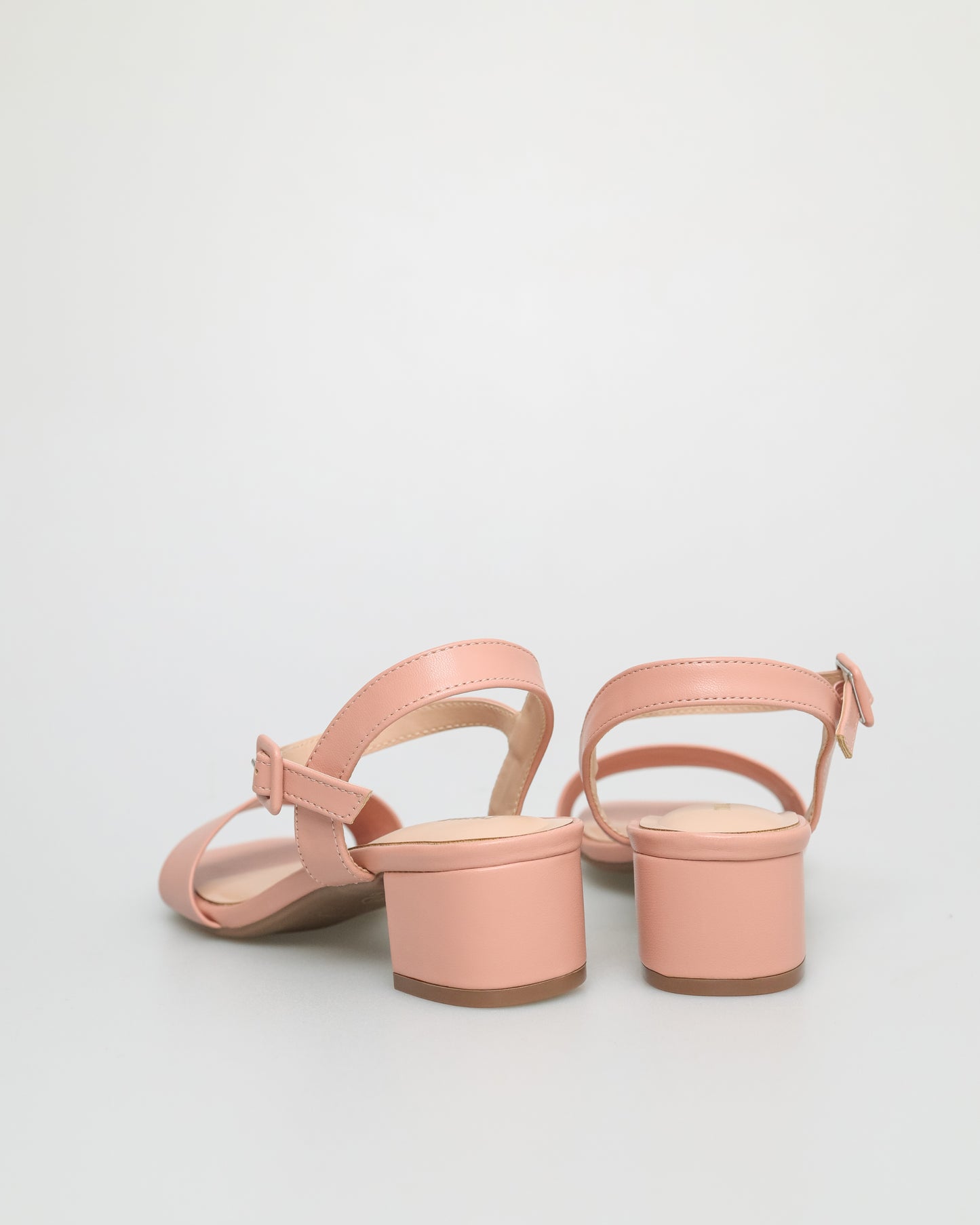 Tomaz NN315 Ladies Plain Strap Slingback Heels (Pink)