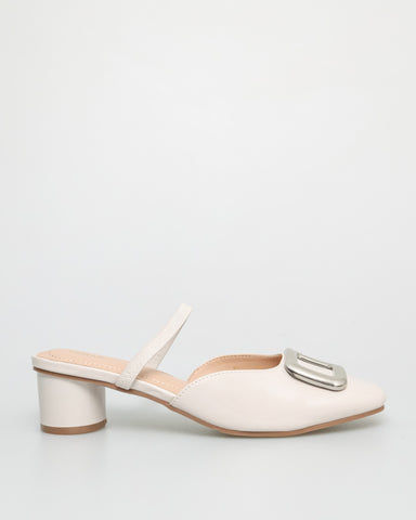 Tomaz NN278 Ladies Square Emblem Strappy Low Heels